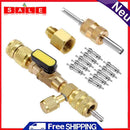 R410A R22 Valve Core Remover Installer Tool with SAE 1/4"" 5/16"" for HVAC