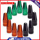 12x CNC Mountain Bike MTB Wheel Stem French Valve Cover Bicycle Accessories