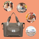 Travel Bag Folding Sports Bag Extra Expansion Women Storage Bag Luggage Strap