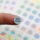 Certificate Label Is Attached Colorful Glare Label Check The Stickers G2I2