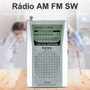 Portable Radio BC-R60 2AA Battery Operated AM FM Pocket Radio with Earphone Jack