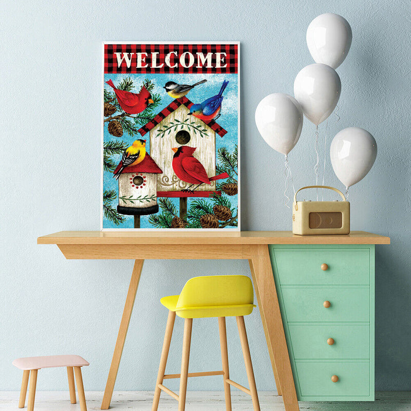 5D DIY Diamond Painting Bird Full Square Drill Mosaic Picture Wall Home Decor