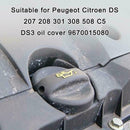 For Peugeot DS 207 208 301 308 508 C5 DS3 Oil Cover 9670015080 S6G6