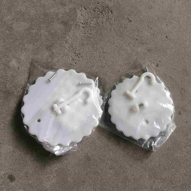 12cm Ceiling Sticky Hooks Screw Net Hanger Wall Household Tools Supplies F7X0