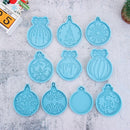 Crafts Christmas Ball Mold Keychain Molds Jewelry Making Tool Silicone Moulds