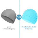 SPA Swimming Caps for Adults Women Men Soft Sports Pool Hat (Lake Blue)