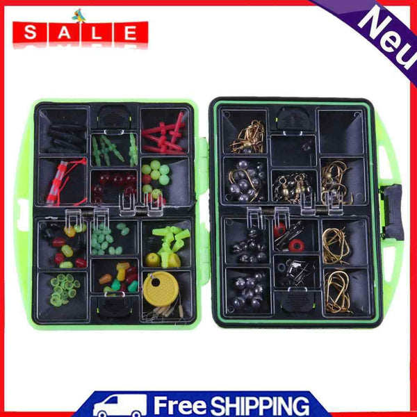 100Pcs 24 Types Outdoor Fishing Accessories Kit Pesca Fly Carp Fishing Supplies Suit