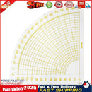 Sewing Quilting Patchwork Scrapbook Circle Fan Foot Seam Ruler Protractors Newly