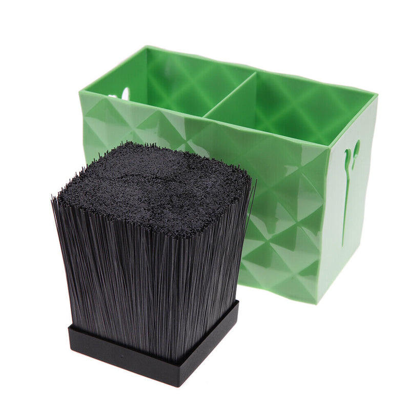 Hairdressing Scissors Holder Stand Salon Hair Clips Comb Holder (Green) Newly