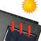 LED COB Solar Lights Outdoor Motion Sensor Waterproof Remote Mini Lamp (A)
