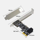 SA3001 2 Port SATA III PCIe Card SATA 3.0 to PCI-e 1X Adapter with Bracket