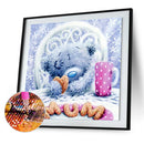 5D Diamond Painting Full Round Drill Happy Bear Rhinestone Modern Handmade Cr
