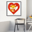 5D DIY Diamond Painting Valentines Day Love Full Round Drill Decor Art Picture