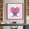Full Round Diamond Painting DIY Kit Pink Angel Wings Rhinestone Mosaic Picture