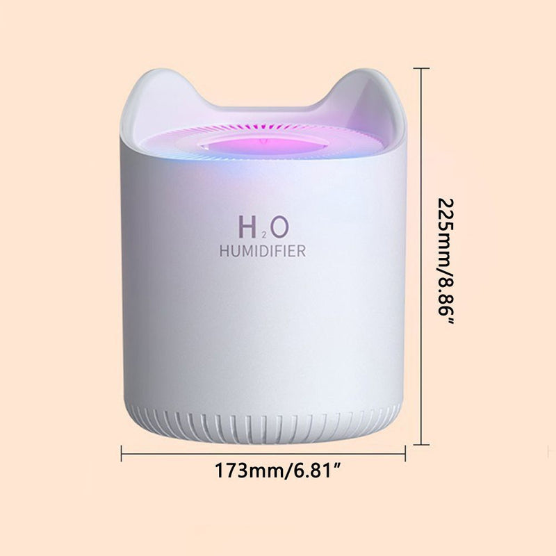 Diffuser With UV Light Air Humidifier Double Nozzle Aromatherapy Mist Maker