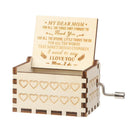Hand Crank Gifts For Mom Music Boxes Wood Music Box Presents For Mother'S Day