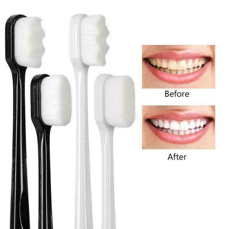 4Pcs Extra Soft Micro-Nano Toothbrush For Sensitive and Teeth Home Supply D8R9