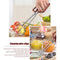 Canning Kit, Canning Jar Lifter with Grip, Anti-Scald Clip Suit, 6pcs (Red)
