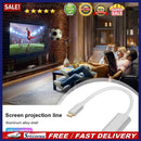 USB 3.1 Type C To HDMI-compatible Adapter Cable Portable Aluminum Alloy