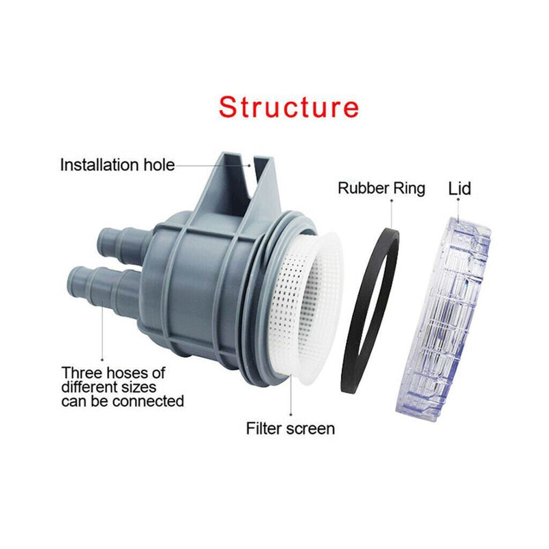 Yacht Engine Boat Marine Sea Water Strainer Filter Intake Basket Strainer