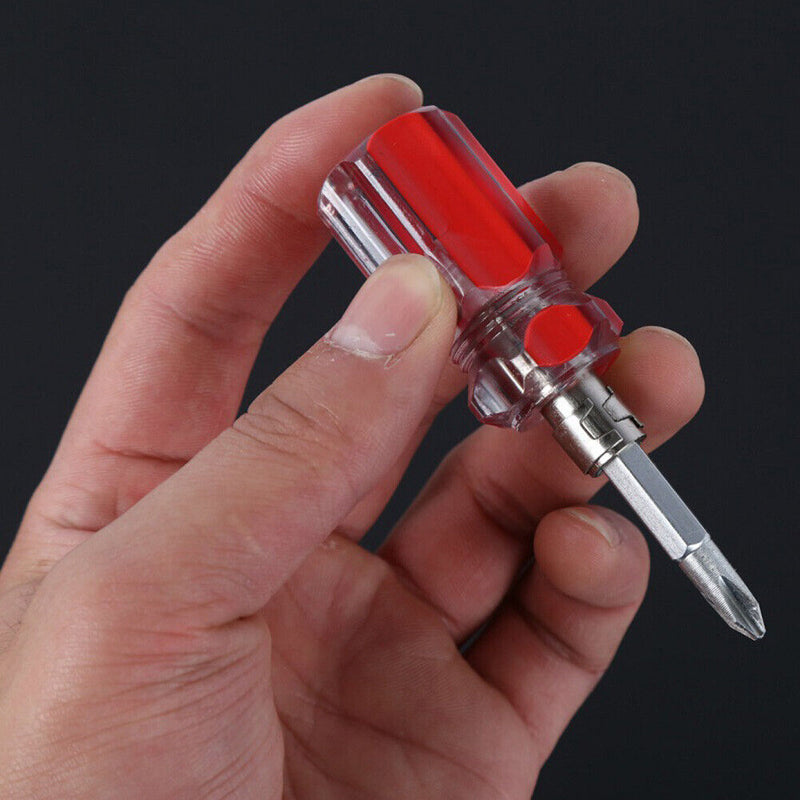 2 inch 2 in 1 Radish Head Screwdriver Phillips Slotted Electrician Tools Newly