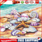 Sea Shells Oil Paint By Numbers Kits DIY Handpainted on Canvas Wall Art