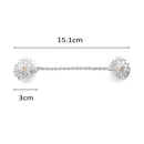 Snowflake Shape Shirt Collar Clips Duck Clip Clasps Cardigan Clip Shawl Brooch