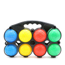 Plastic Puzzle Balls Grass Ball French Boules Set Outdoor Recreational Sports