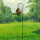 LED Kettle Solar Light Metal Watering Can Fairy String Lamp Garden Decor Newly