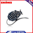 Retro Rhinestone Mouse Brooches Pin European Backpack Jacket Coat Badges Gift