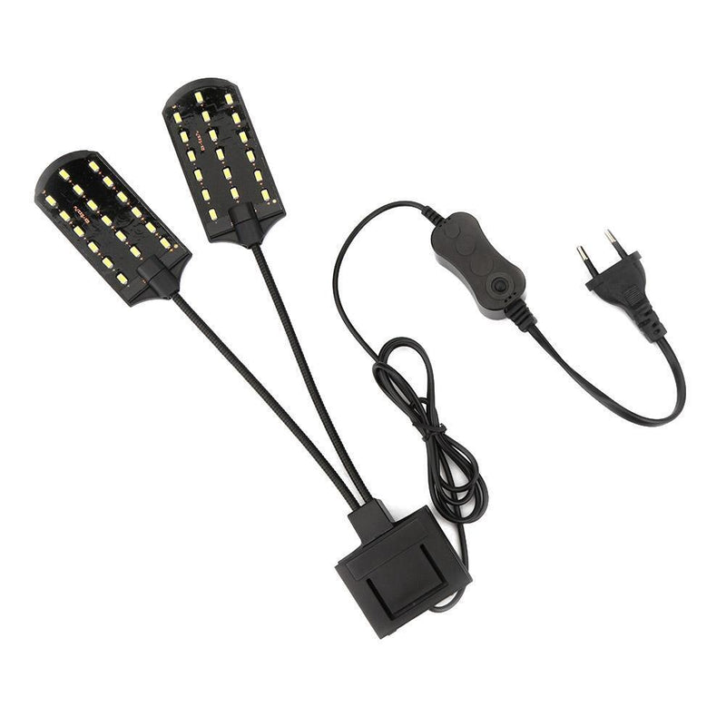 15W LED Waterproof Aquarium Light Fish Tank Aquatic Plants Grow Clip Lamp Newly
