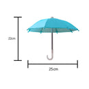 Creative Mini Parasol Riding Cell Phone Holder Sun Shade Riding Accessories