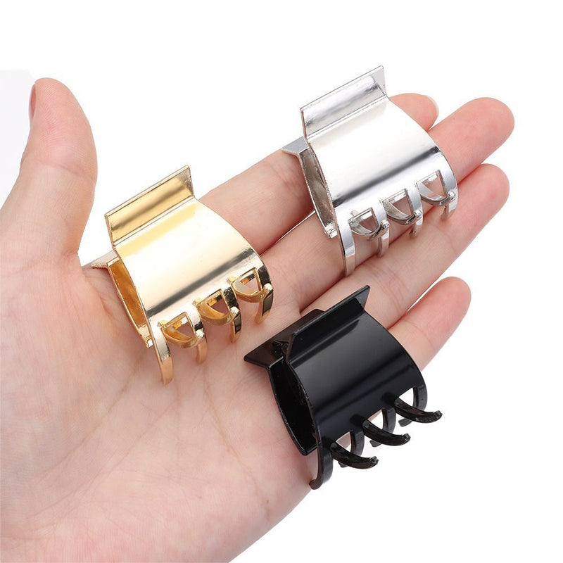 Women's Fashion Hairpin Bangs Clamp Metal Hair Claw Horsetail Clip Hair Clips