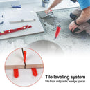 100pcs Level Wedges Tile Spacers for Flooring Leveler Spacers Leveling Syst