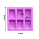 Craft Multifunction Cake Mould Silicone Soap Mold Soaps Supplies Flower Shaped