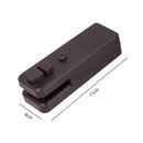 Mini Vacuum Sealer USB Snack Fresh Bag Heat Sealer Cutter (Dark Brown) Newly