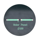 6V 0.8W Round Epoxy Polysilicon Solar Panel Module 24 Solar Cells 100mm Diameter