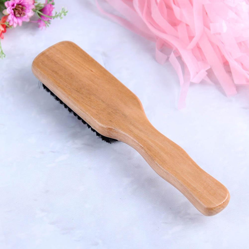 1pc Antistatic Cushion Hair Brush Comb Wooden Handle Massage Comb Hair Care