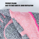 Electric Heating Socks Winter Foot Warmer for Snow Camping Hiking Skiing (Pink)