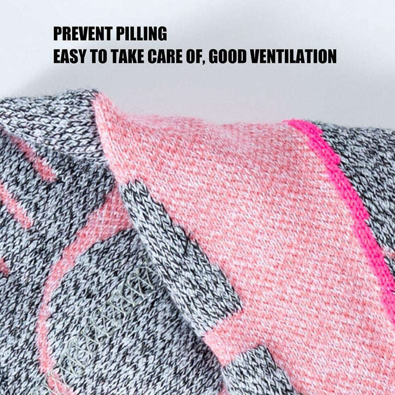 Electric Heating Socks Winter Foot Warmer for Snow Camping Hiking Skiing (Pink)