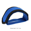 Nylon Bicycle Pedal Adhesive Strap Fixed Gear Toe Clip Strap Belt (Blue)