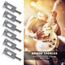 6pcs Tremolo Fixed Bridge Saddles with Wrench for Strat Electric Guitar Parts