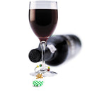 Cup Decoration Rings Table Decor Christmas Cup Ring Wine Glass Pendants