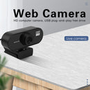 2K Webcam with Built-in Mic USB Driver Free Web Camera for Windows 10 8 7 XP PC