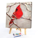 Bird on Branch Oil Paint By Numbers Kit DIY Acrylic Painting on Canvas Frameless