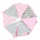 12 Flags Triangular Red Flag Bunting Wedding Birthday Party Home Decoration