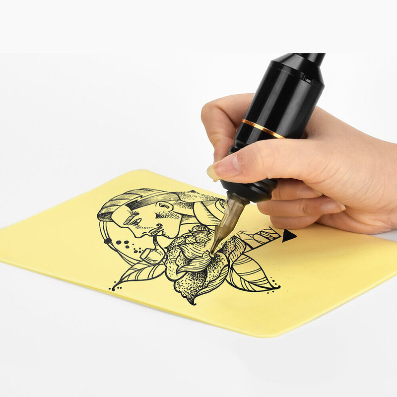 Blank Tattoo Skin Practice Double Side Silicone Pads Tattooing Microblading T