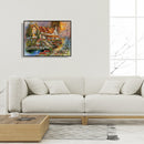 5D DIY Diamond Painting Mountain Cottage Full Drill Embroidery Cross Stitch K
