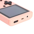 Pocket Handheld Game Console Gamepad 500 Video Games Player Gift (Pink) Newly