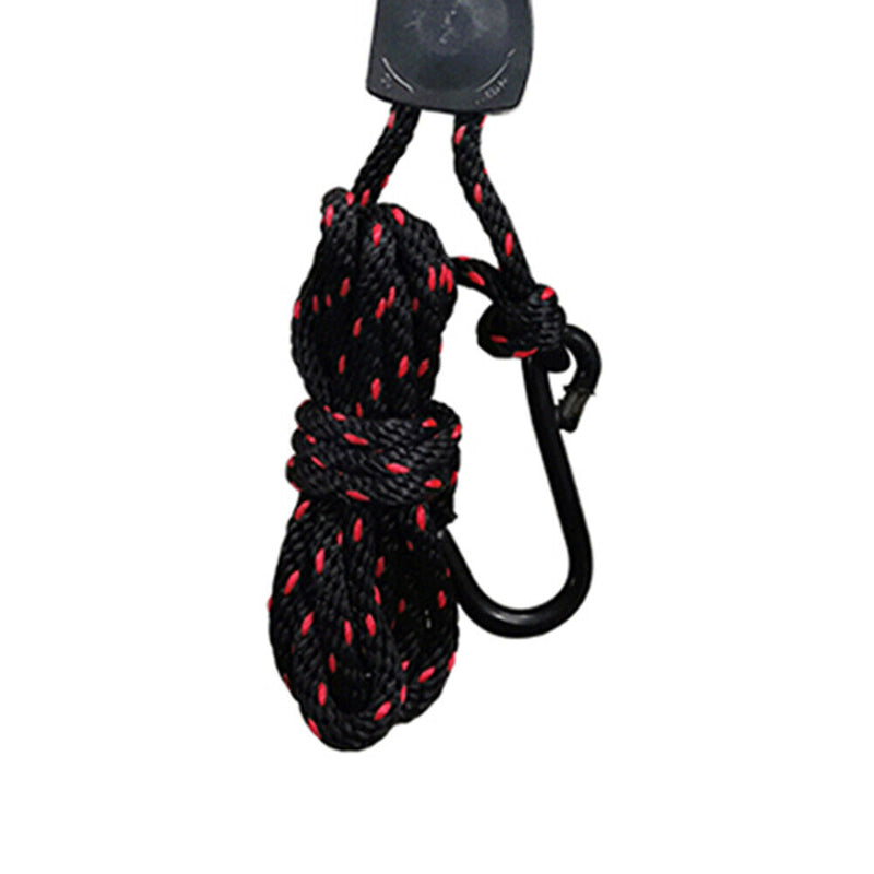 Adjustable 3/8 inch Lanyard Hanging for Tent Lamp Hanger Lifting Pulley Hook